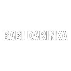 Online izdelana pobarvanka - Pobarvanka imena BABI DARINKA