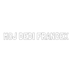 Online izdelana pobarvanka - Pobarvanka imena MOJ DEDI FRANČEK