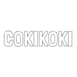 Online izdelana pobarvanka - Pobarvanka imena ČOKIKOKI