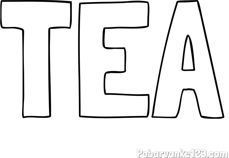 Pobarvanka imena TEA