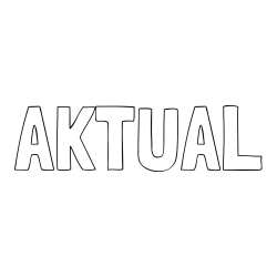 Online izdelana pobarvanka - Pobarvanka imena AKTUAL