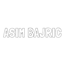 Online izdelana pobarvanka - Pobarvanka imena ASIM BAJRIČ