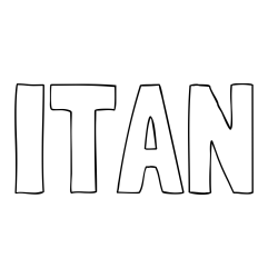 Pobarvanka imena ITAN