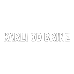 Online izdelana pobarvanka - Pobarvanka imena KARLI OD BRINE