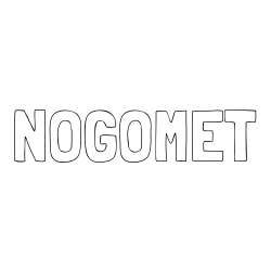 Online izdelana pobarvanka - Pobarvanka imena NOGOMET