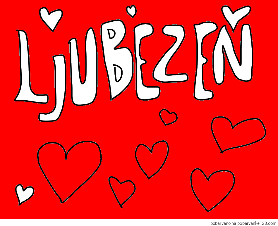 POBARVANA POBARVANKA - Pobarvanka ljubezni ❤
