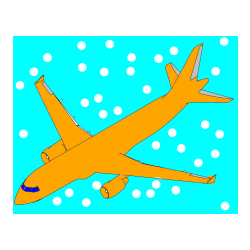 POBARVANA POBARVANKA - Pobarvanka velikega aviona