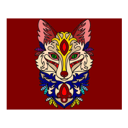 POBARVANA POBARVANKA - Pobarvanka volka - mandale