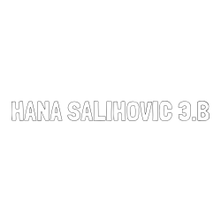 Online izdelana pobarvanka - Pobarvanka imena HANA SALIHOVIĆ 3.B