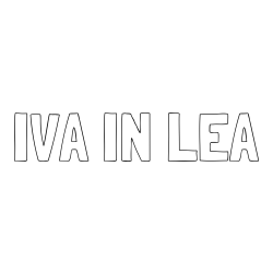 Online izdelana pobarvanka - Pobarvanka imena IVA IN LEA