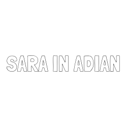 Online izdelana pobarvanka - Pobarvanka imena SARA IN ADIAN