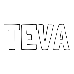 Online izdelana pobarvanka - Pobarvanka imena TEVA