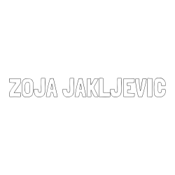 Online izdelana pobarvanka - Pobarvanka imena ZOJA JAKLJEVIČ