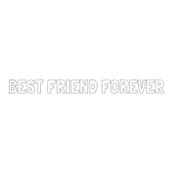 Online izdelana pobarvanka - Pobarvanka imena BEST FRIEND FOREVER