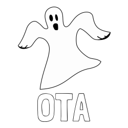 Online izdelana pobarvanka - Pobarvanka imena OTA in pobarvanka duha