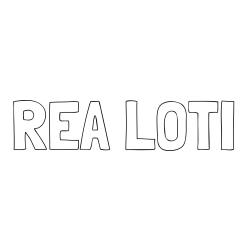 Online izdelana pobarvanka - Pobarvanka imena REA LOTI