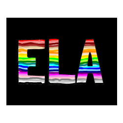 Pobarvana pobarvanka - Pobarvanka imena ELA