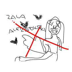 Pobarvana pobarvanka - Zala budala v gate se posrala