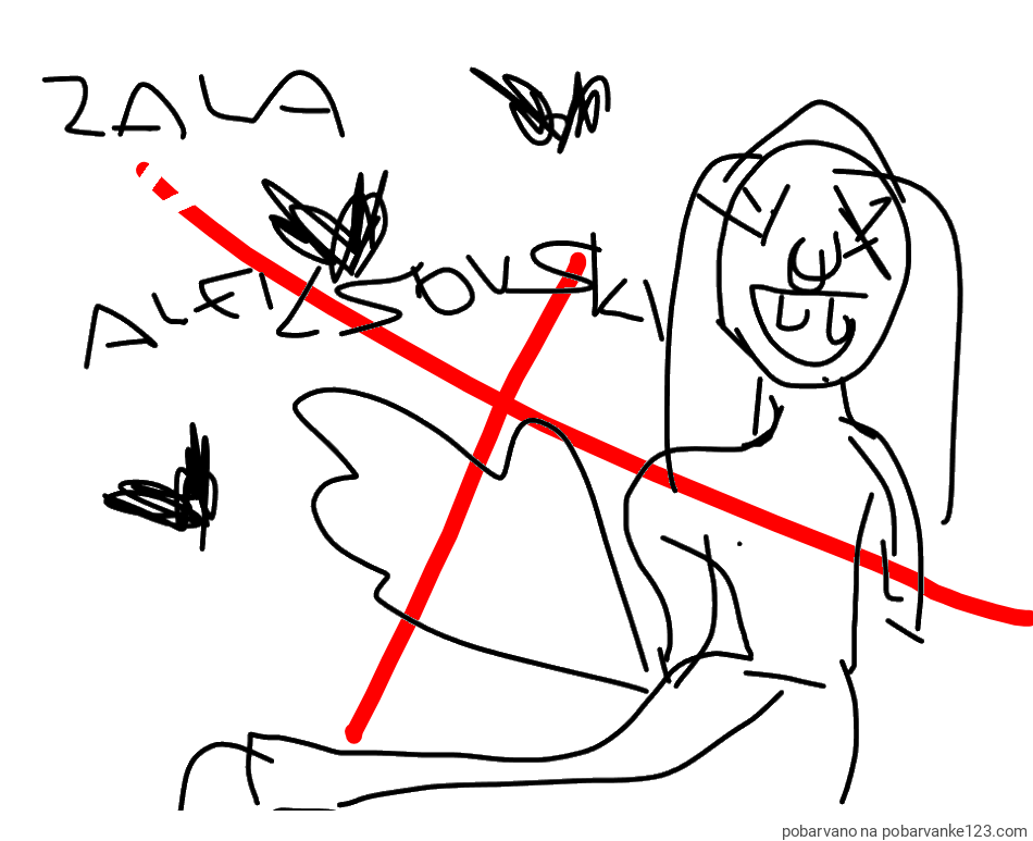 POBARVANA POBARVANKA - Zala budala v gate se posrala