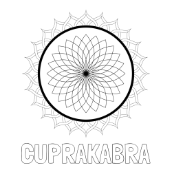 Online izdelana pobarvanka - Pobarvanka imena ČUPRAKABRA in pobarvanka mandale 2