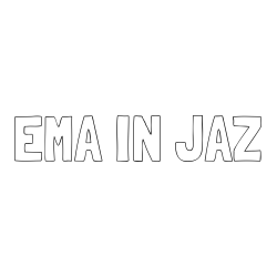 Online izdelana pobarvanka - Pobarvanka imena EMA IN JAZ