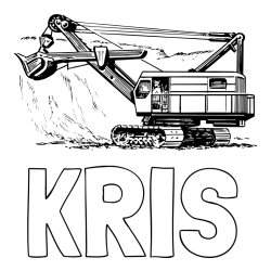 Online izdelana pobarvanka - Pobarvanka imena KRIS in pobarvanka bagra 2