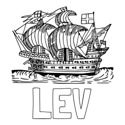 Online izdelana pobarvanka - Pobarvanka imena LEV in pobarvanka velike in stare ladje