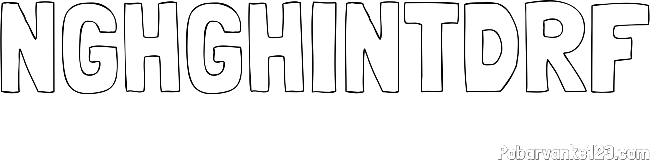 Pobarvanka imena NGHGHINTDRF