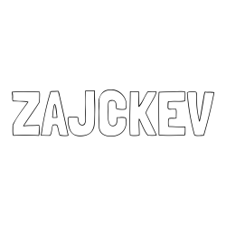 Online izdelana pobarvanka - Pobarvanka imena ZAJČKEV