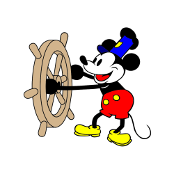 Pobarvana pobarvanka - Pobarvanka Miki Miške (Mickey Mouse)