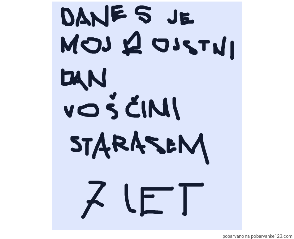 POBARVANA POBARVANKA - Pobarvanka preprostega darila