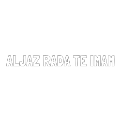 Online izdelana pobarvanka - Pobarvanka imena ALJAZ RADA TE IMAM