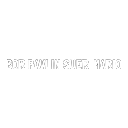 Online izdelana pobarvanka - Pobarvanka imena BOR PAVLIN SUER  MARIO