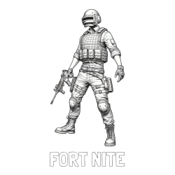 Online izdelana pobarvanka - Pobarvanka imena FORT NITE in pobarvanka PUBG glavnega junaka
