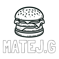 Online izdelana pobarvanka - Pobarvanka imena MATEJ.G in preprosta pobarvanka hamburgerja