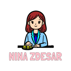 Pobarvana pobarvanka - Pobarvanka imena NINA ZDEŠAR in pobarvanka bančne uslužbenke