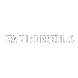 Online izdelana pobarvanka - Pobarvanka imena IZA MICO KSENIJA