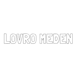 Online izdelana pobarvanka - Pobarvanka imena LOVRO MEDEN