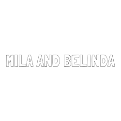 Online izdelana pobarvanka - Pobarvanka imena MILA AND BELINDA