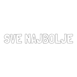 Online izdelana pobarvanka - Pobarvanka imena SVE NAJBOLJE
