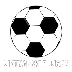 Online izdelana pobarvanka - Pobarvanka imena VIETNAMSKI PUJSEK in pobarvanka nogometne žoge