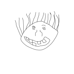 Online izdelana pobarvanka - Smiley