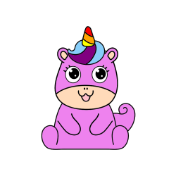 POBARVANA POBARVANKA - Pobarvanka čudovitega samoroga Unicorn