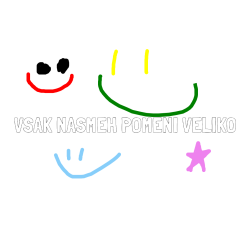 POBARVANA POBARVANKA - Pobarvanka imena VSAK NASMEH POMENI VELIKO