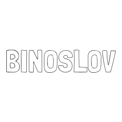 Online izdelana pobarvanka - Pobarvanka imena BINOSLOV