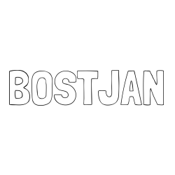Online izdelana pobarvanka - Pobarvanka imena BOŠTJAN