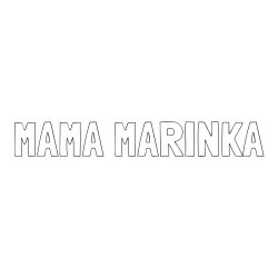 Online izdelana pobarvanka - Pobarvanka imena MAMA MARINKA