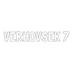 Pobarvanka imena VERHOVŠEK 7
