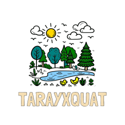 Pobarvana pobarvanka - Pobarvanka imena TARAYXQUAT in preprosta otroška pobarvanka narave