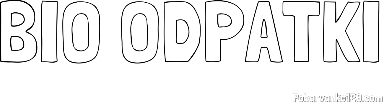 Pobarvanka imena BIO ODPATKI
